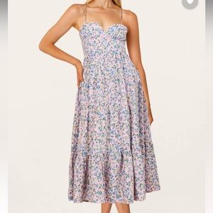 Azazie floral dress